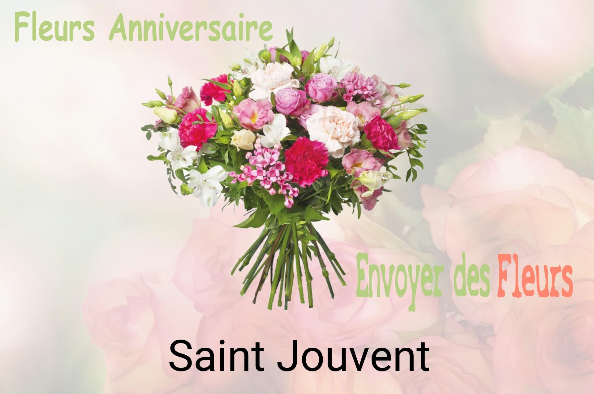 Bouquet de fleurs d’anniversaire livré à Saint-Jouvent