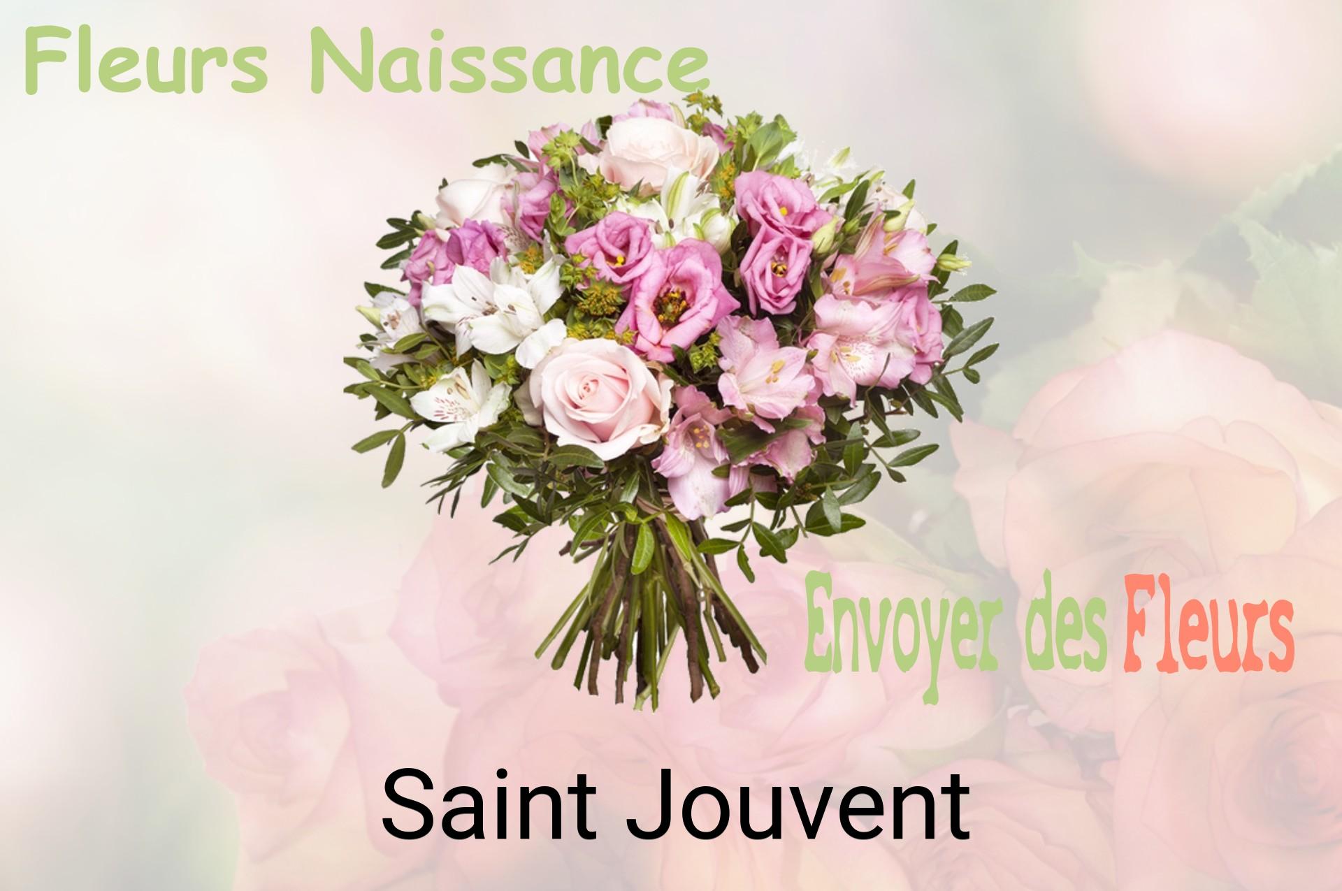 Bouquet de fleurs de naissance livré à Saint-Jouvent